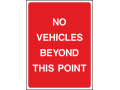 No Vehicles Beyond This Point