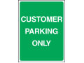 Customer Parking Only