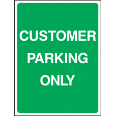 Customer Parking Only